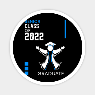 Proud graduation class of 2022 blue Magnet